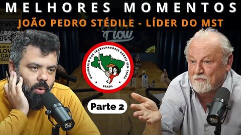 MELHORES MOMENTOS JOÃO PEDRO STÉDILE (LIDER DO MST) – PARTE 2– FLOW PODCAST