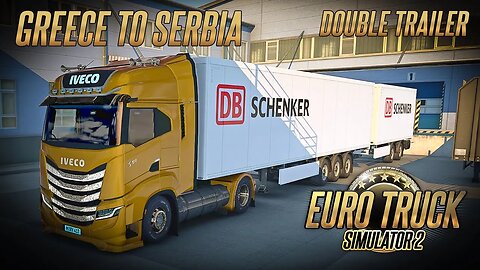 Greece to Serbia delivery - Iveco S-Way 2020 mod | ETS2 1.46 | Euro Truck Simulator 2 Gameplay G29