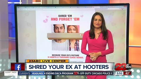 Shred Your Ex for Free Wings at Hooters