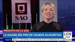 SAQ la hausse des prix en vigueur aujourd'hui