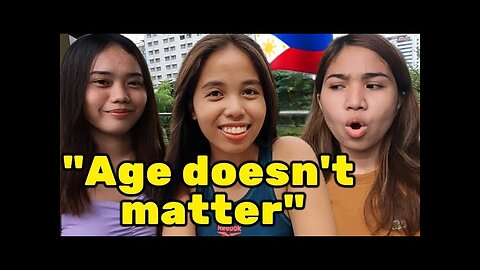 Age gap in the Philippines (How old is too old?) street interviews