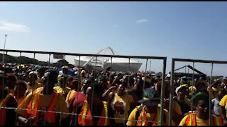 SOUTH AFRICA - Durban - ANC campaign trail at Moses Mabhida Stadium (Video) (iev)