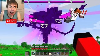 I Trolled Him With WITHER STORM in Minecraft