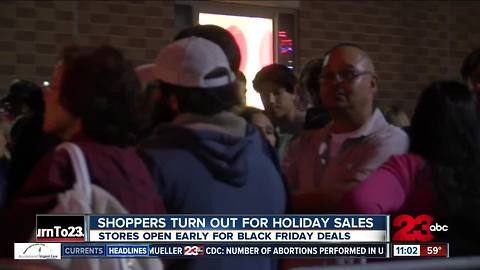 Shoppers turn out early for Black Friday deals