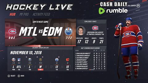 HOCKEY LIVE with Cash Daily (Episode 2)