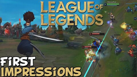 League Of Legends First Impressions "Is It Worth Playing?"