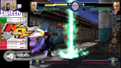 (PS2) KOF Maximum Impact - 04 - Lien Neville - Maniac Mode - Everyone loves a Boobie Assassin