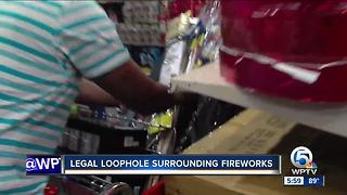 Legal loophole surrounding fireworks