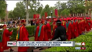 More students standing in graduation lines as crucial trade jobs go unfilled