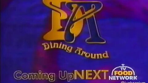 Lost Food Network TV Show "Dining Around" (1990s) Commercial (Lost Media)