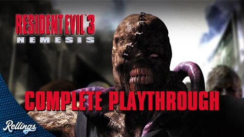 Resident Evil 3: Nemesis (PS1) Full Playthrough (No Commentary)