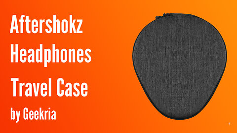 Aftershokz Headphones Travel Case, Hard Shell Headset Carrying Case | Geekria