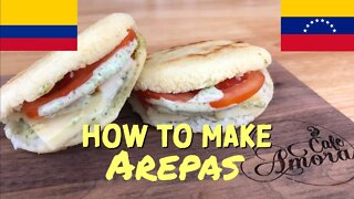 How to Make Arepas With Only Three Ingredients! My Aprepa Tutorial & Recipe