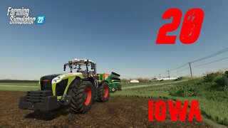 Farming at Iowa Farm Part 20 - FARMING SIMULATOR 22 - Timelapse