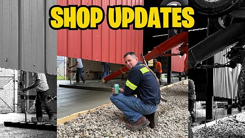 How we turn an old building into a perfect semi truck repair shop - May updates #shorts
