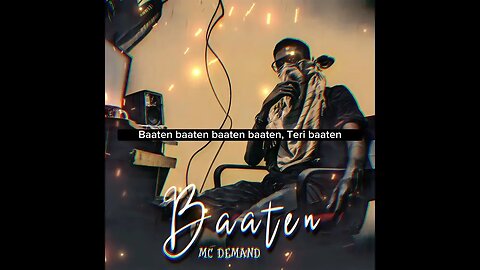 BAATEN - MC DEMAND (LYRICAL VIDEO) | MIX - @agbeats3153 | @CINERAPRECORDS
