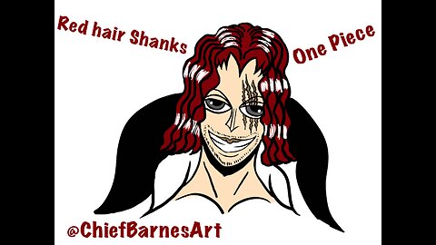 Drawing Red Hair Shanks