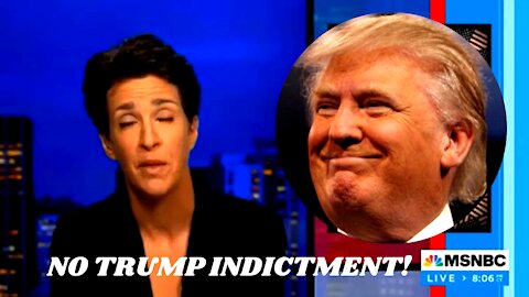 Rachel Maddow Hilariously Feigns Joy Over Trump NON-Indictment