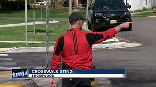 Undercover police target pedestrian safety in Shorewood