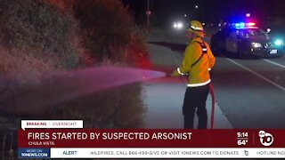 Search for arsonist in Chula Vista