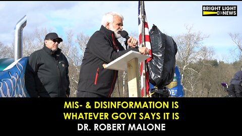 [TRAILER] Mis- & Disinformation Is Whatever Govt Says It Is - Dr. Robert Malone
