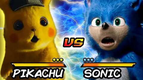 Sonic The Hedgehog VS. Pokemon Detective Pikachu