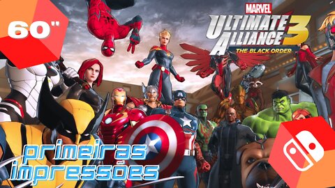🎮🇧🇷 60Min: Marvel Ultimate Aliance 3 - Switch - SEM COMENTÁRIOS