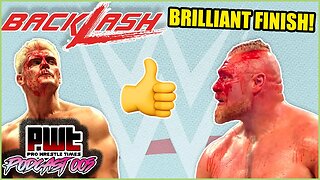 BRILLIANT FINISH! Brock Lesnar vs Cody Rhodes at WWE Backlash