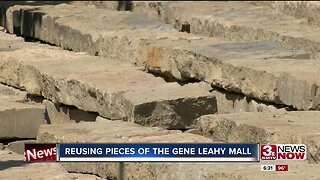 Riverfront Revitalization Project reusing materials from Gene Leahy Mall