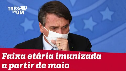 Após recusas, Bolsonaro teria optado por tomar a vacina