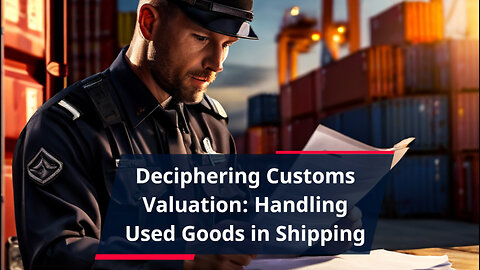 Navigating Customs Procedures: Valuation of Second-Hand Goods in Shipping