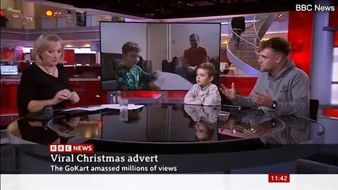 Father and Son duo who created alternative Christmas advert