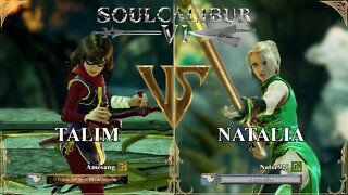 Talim (Amesang) VS Natalia (Nator920) (SoulCalibur VI — Xbox Series X Ranked)