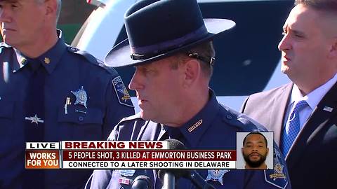 Suspect in Emmorton Business Park shooting identified, also suspect in Delaware shooting