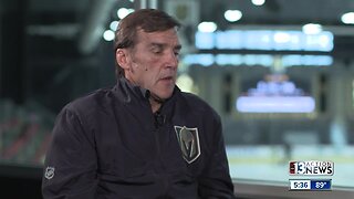 George McPhee talks about VGK blue line