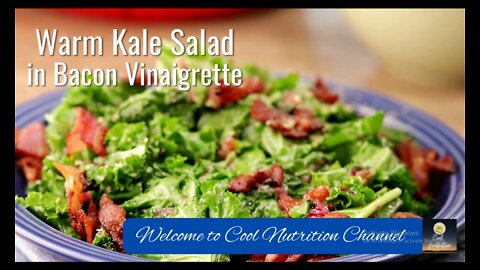 Keto Warm Kale Salad in Bacon Vinaigrette Recipe