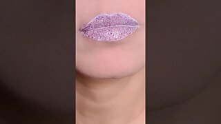 Lip Art Tutorial Glitter Bling #makeup #shorts #shorts #viral #shortvideo #lipswatches #grwm