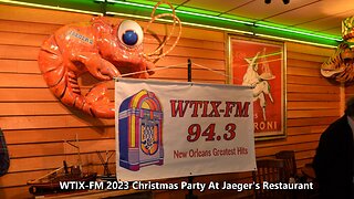 WTIX-FM Christmas Party 2023 at Jaeger's Seafood Restaurant & Oyster Bar in 4K