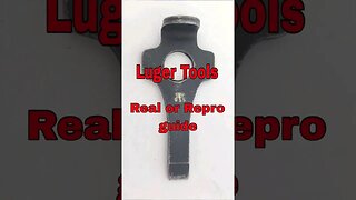 Luger tool , how to spot a real or reproduction tool , guide P.08 #blackwidow #shorts #luger #ww2