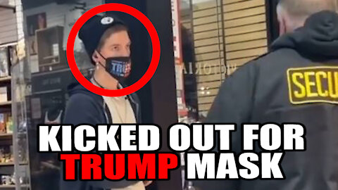 KICKED OUT of Mall for Trump Mask!