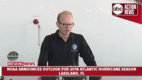 NOAA forecasters predict a near or above-average hurricane season with 10 to 16 named storms