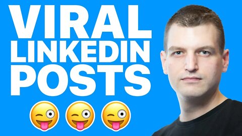 Viral post on LinkedIn - why you should avoid virality and only create boring LinkedIn content