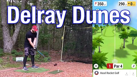 Delray Dunes Golf & Country Club - 18 Hole Sim Vlog Simulator Garmin R10 Launch Monitor HTH #PeteDye
