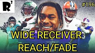 Wide Receiver Reach/Fade! Nick O gushes about Calvin Ridley again & we both love Pittman's ADP