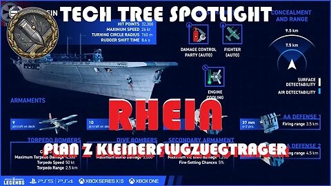 World of Warships Legends Tech Tree Spotlight: Rhein