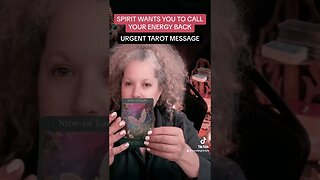 URGENT TAROT MESSAGE 🧿CALL YOUR ENERGY BACK#shortsfeed #spiritualawakening #tatot#spiritguide