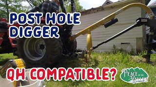 Can You make your Post Hold Digger Quick Hitch Compatible? - E88