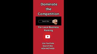 Dominate the Competition for Local Business Ranking: New Method Shorts