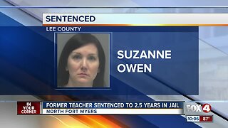 Former teacher in Fort Myers sentenced for sexual relationship with student