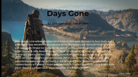 Days Gone - E3 2016 Gameplay Demo | PS4